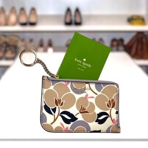 Kate Spade Cameron Breezy Floral Keychain Credit Card Holder